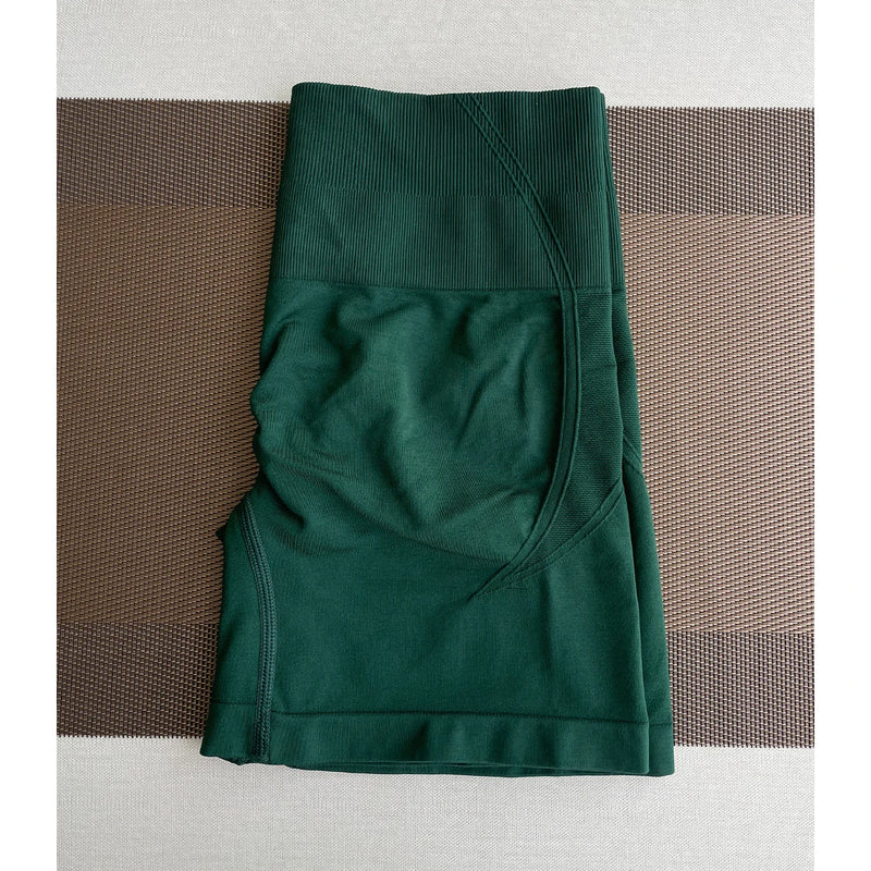 TKITK Women's High Waist Seamless Tight Shorts