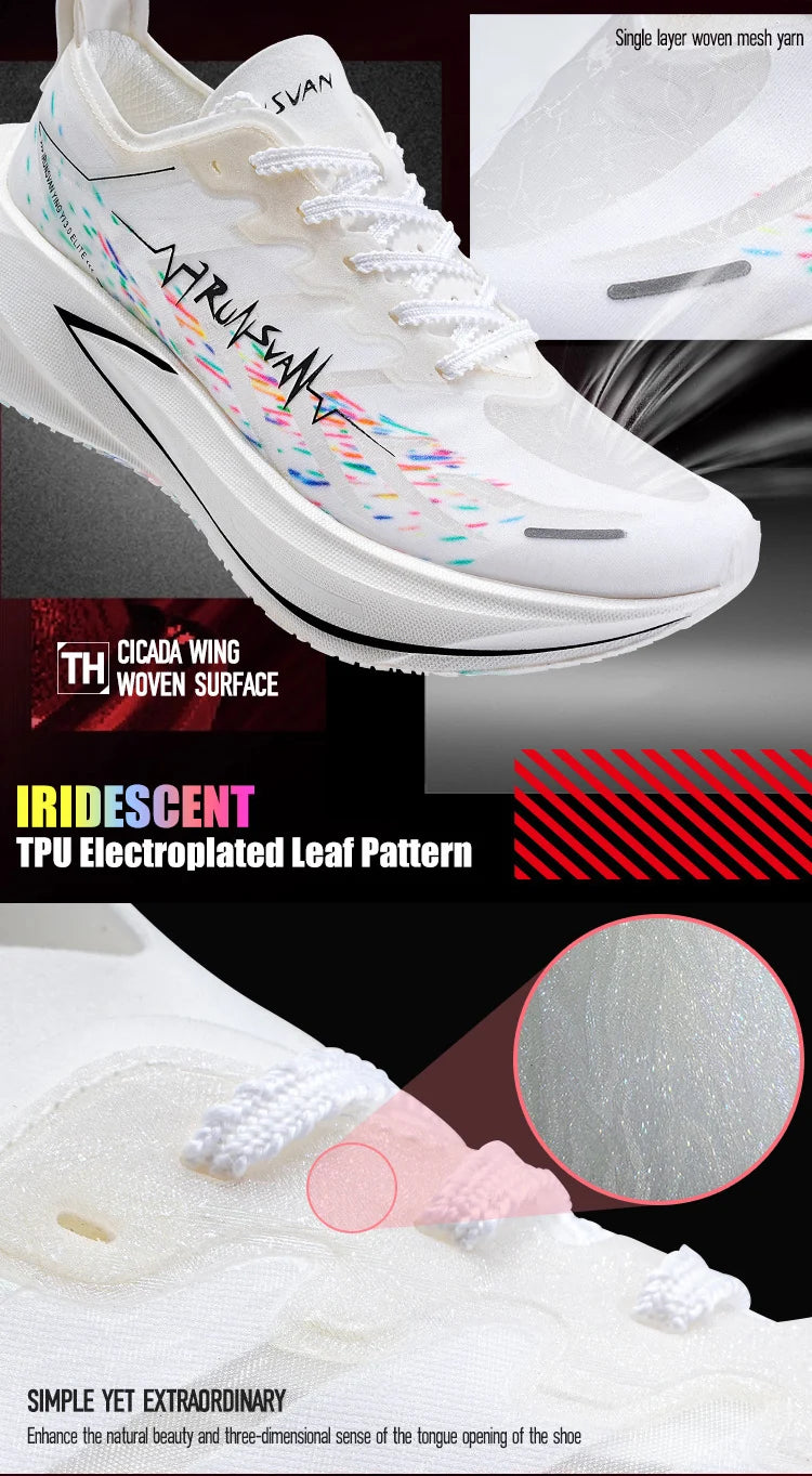IRUNSVAN Carbon Plate Running Shoes – Cushioned Marathon Shoes for Men & Women