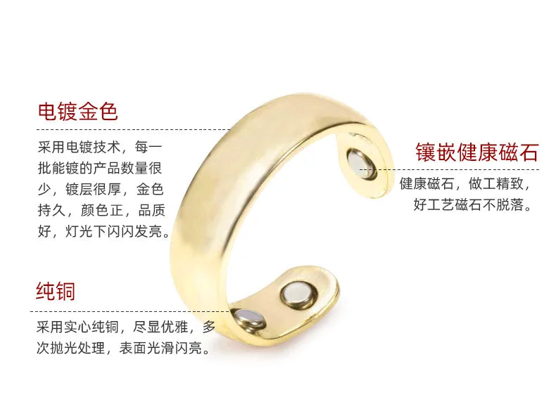 Anti Snoring Device Ring Magnetic Therapy Acupressure Treatment