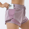 Women’s Double Layered Quick-Dry Athletic Shorts