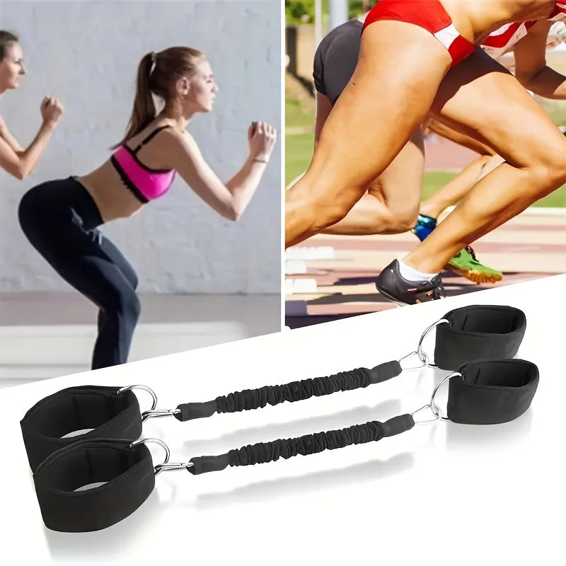 1 PC Leg Strength Trainer Foot Ring with Resistance Band