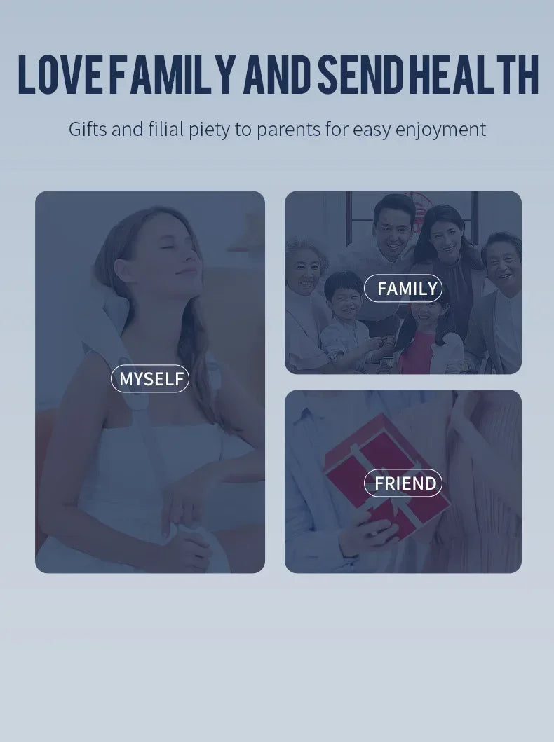 Wireless Neck & Back Massager – Deep Relief for Neck, Shoulder & Trapezius Tension