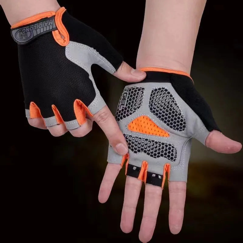 Non-Slip Breathable Gym Gloves for Weightlifting & Fitness