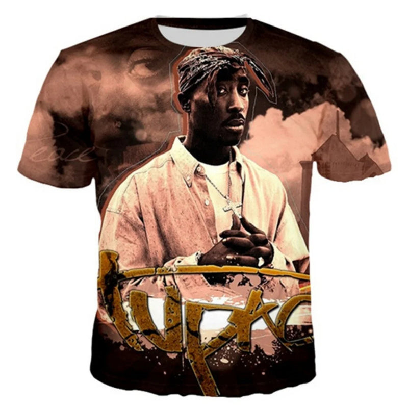 Men’s  2Pac Graphic T-Shirt Style 1