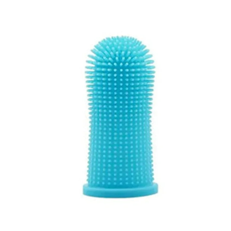 Pet Finger Toothbrush Kit for Dogs & Cats – Silicone Dental Cleaning Tool