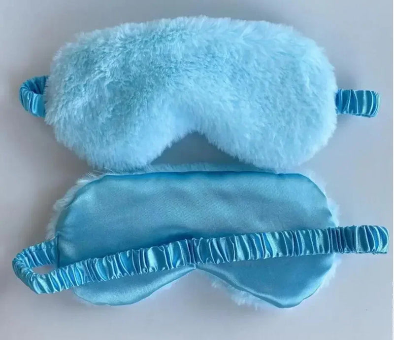 Cute Plush Sleeping Mask – Soft Love Cloud Blindfold Eye Cover for Sleeping & Naps