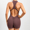 Women’s Sleeveless Short Sports Jumpsuit