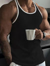 Men’s Sleeveless Racerback Muscle Tank Top – Gym Workout & Streetwear