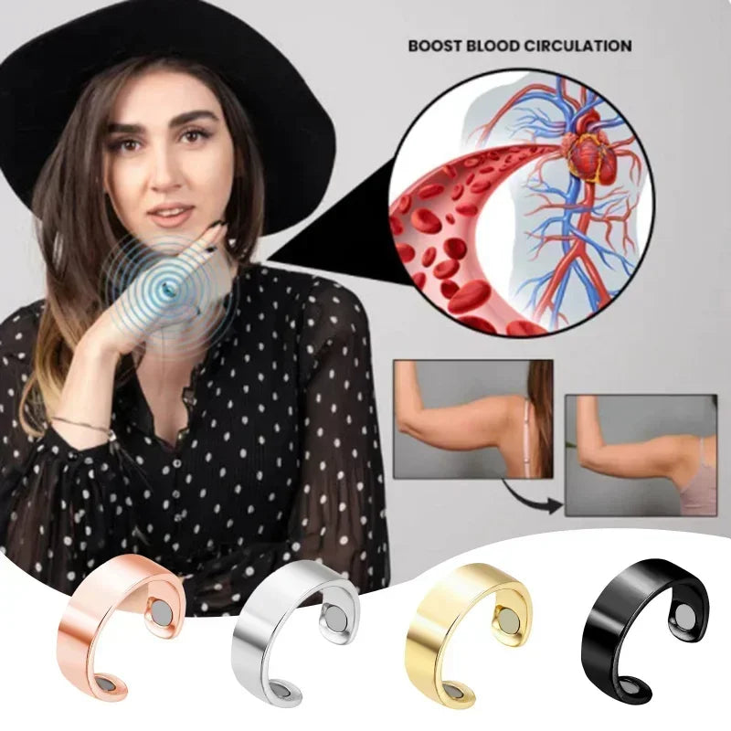 Anti Snore Sleep Aid Magnetic Therapy Finger Ring