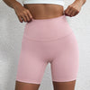 Solid Color Women’s High Waist Fitness Shorts