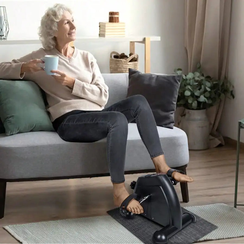 Mini Under Desk Exercise Bike with LCD