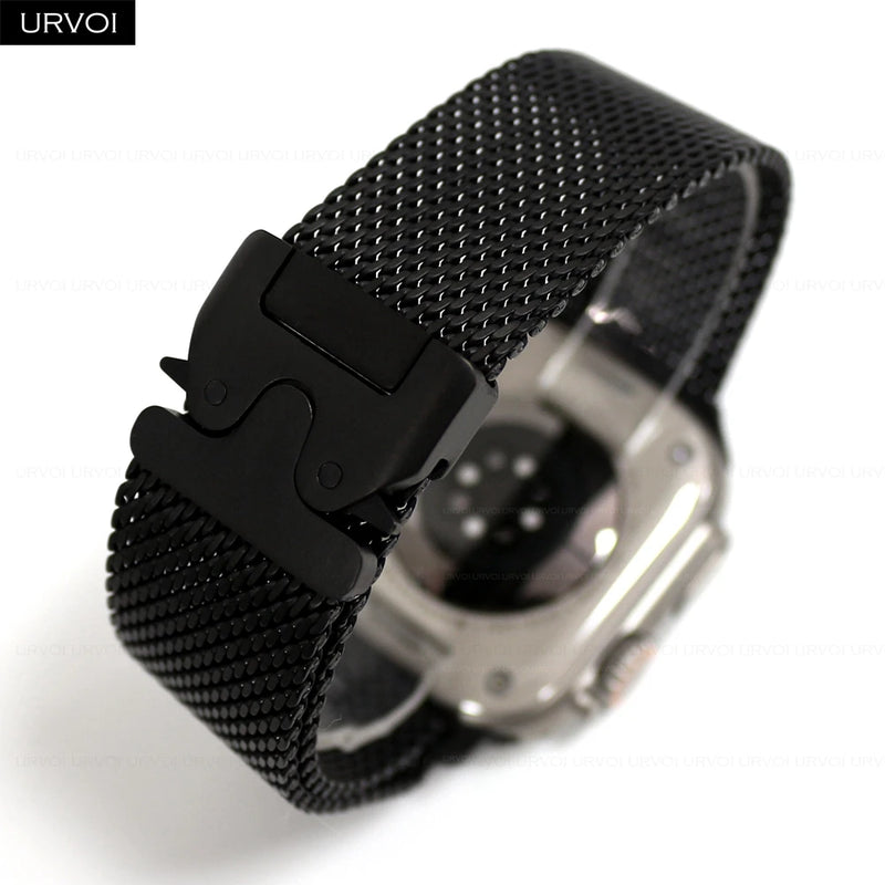 URVOI Titanium Milanese Loop for Apple Watch