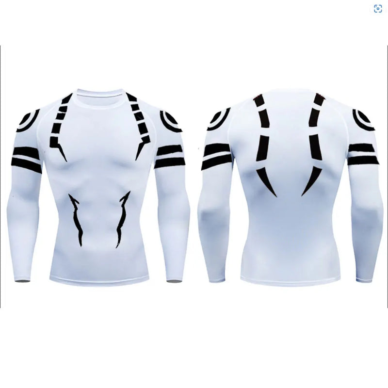 Men's Anime Jujutsu Kaisen 3D Print Compression T-Shirt
