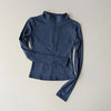 Women’s Slim Fit Zip-Up Yoga Jacket – Quick Dry Fitness Top