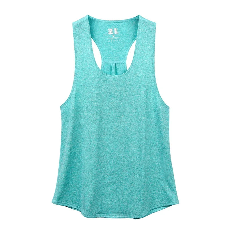STOUREG Sleeveless Racerback Yoga Tank Top