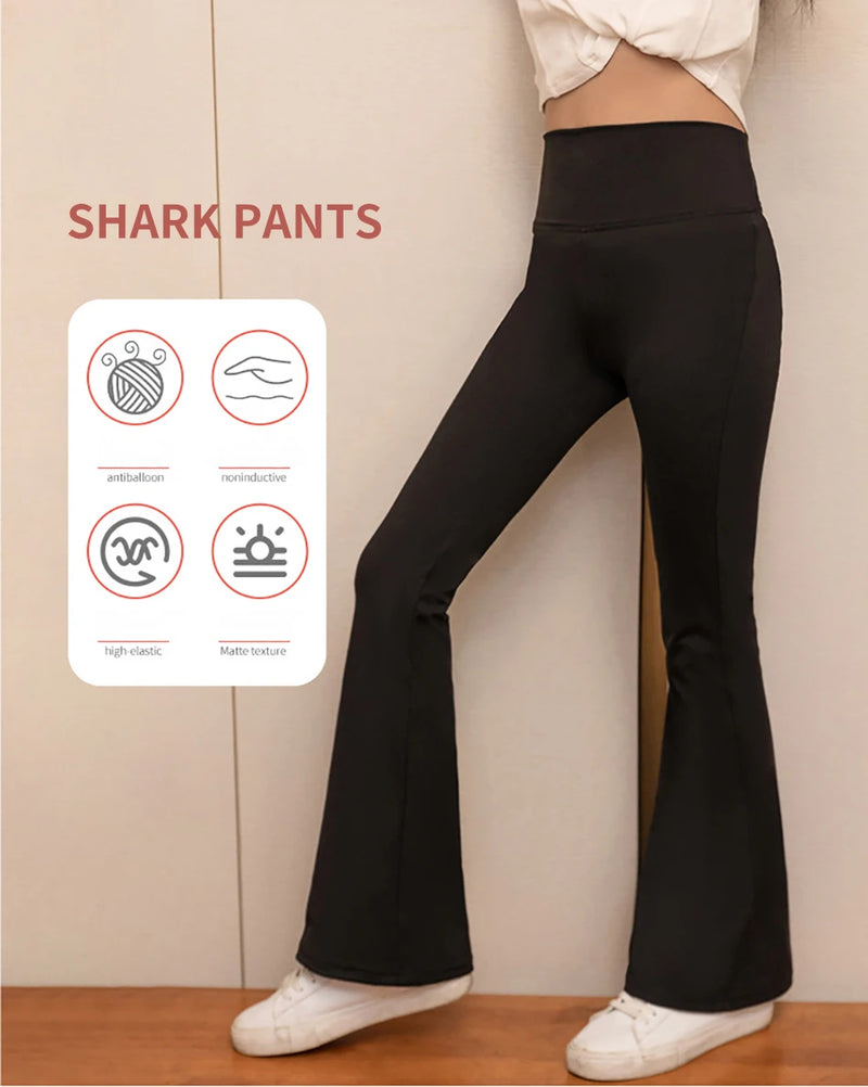 Girls’ High-Waisted Bootcut Leggings