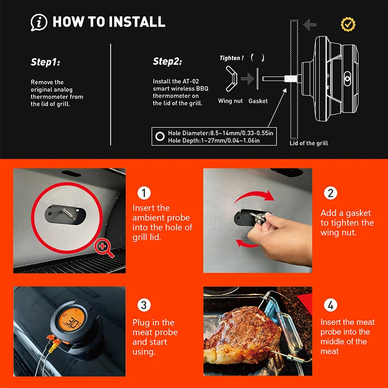 Bluetooth Thermometer Digital Sensor: