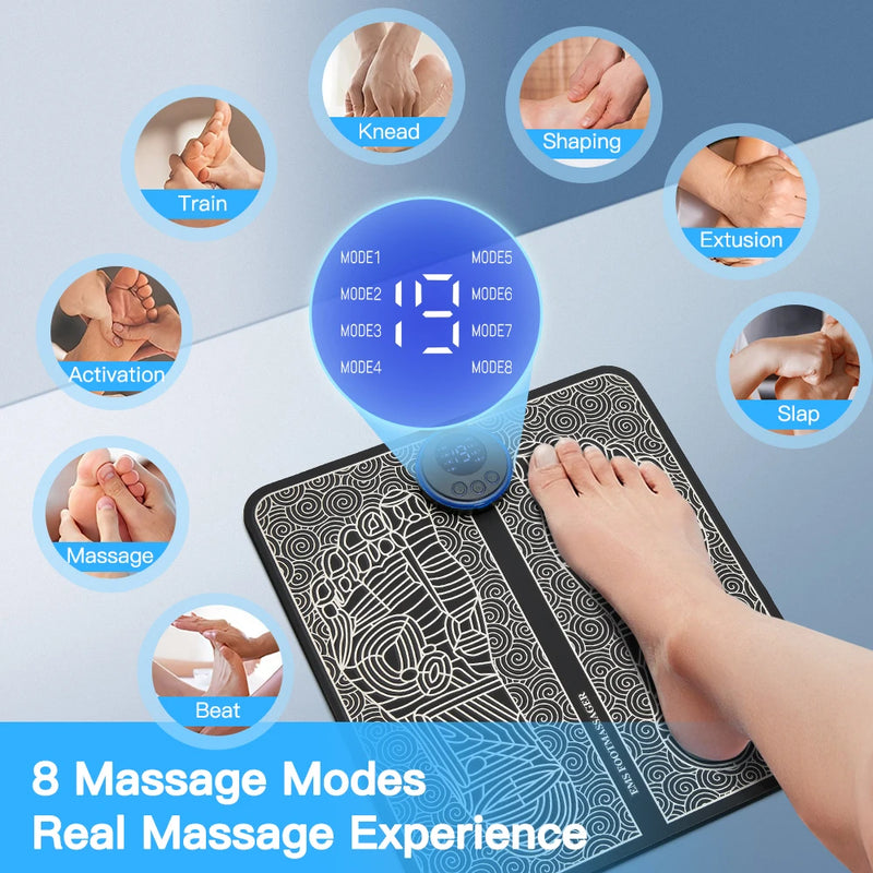 Electric EMS Foot Massager Accessories Pulse Muscle Stimulator