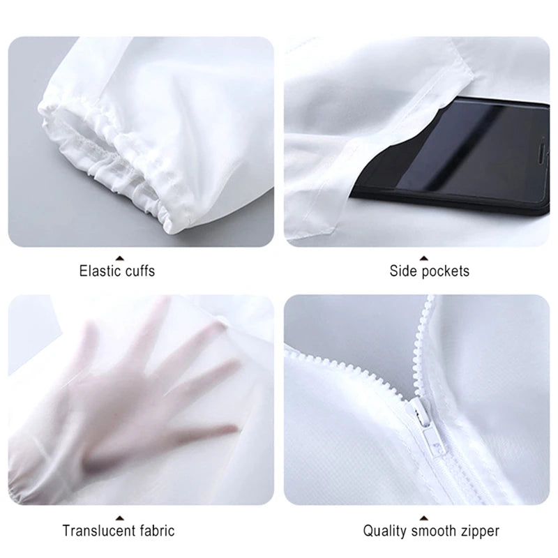 Quick Dry Breathable UV Protection Jacket – Lightweight Sunscreen Coat for Men & Women