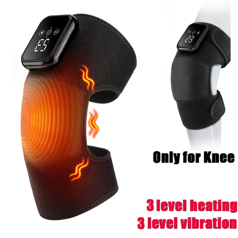 Rechargeable Electric Heated Knee and Elbow Massager with Vibration