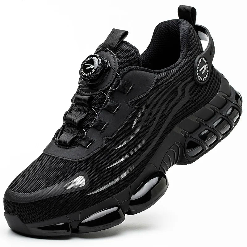 Men's Waterproof Steel Toe Safety Boots – Anti-Smash, Puncture-Resistant Work Shoes