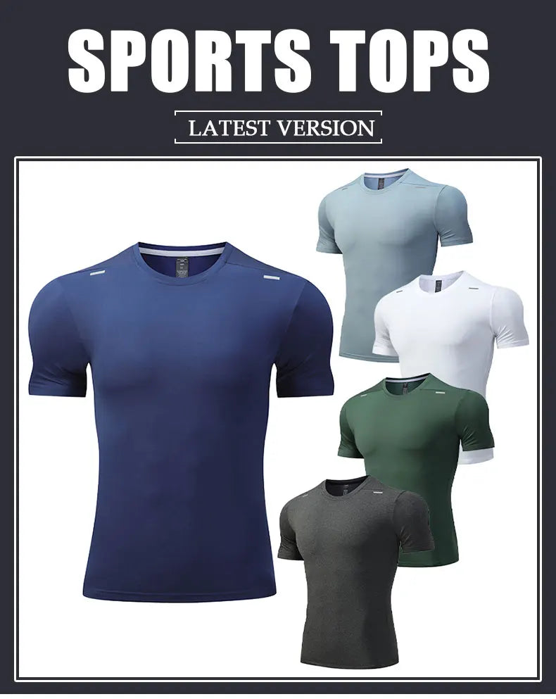 Men's Summer Loose Breathable Short Sleeve Outdoor Cycling Quick Dry Top