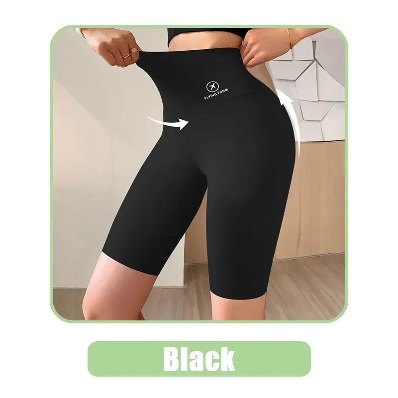 Women High-Waist Sports Shorts
