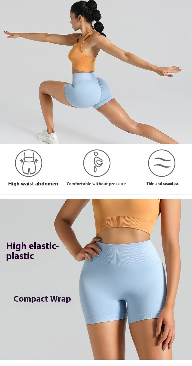 Women’s High Waist Yoga Shorts – Tummy Control & Booty Lift
