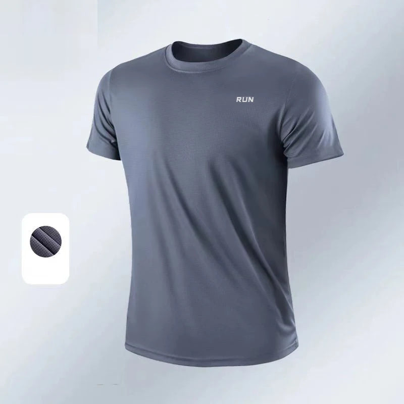 Men’s Bodybuilding Top – Short Sleeve Gym Fitness T-Shirt