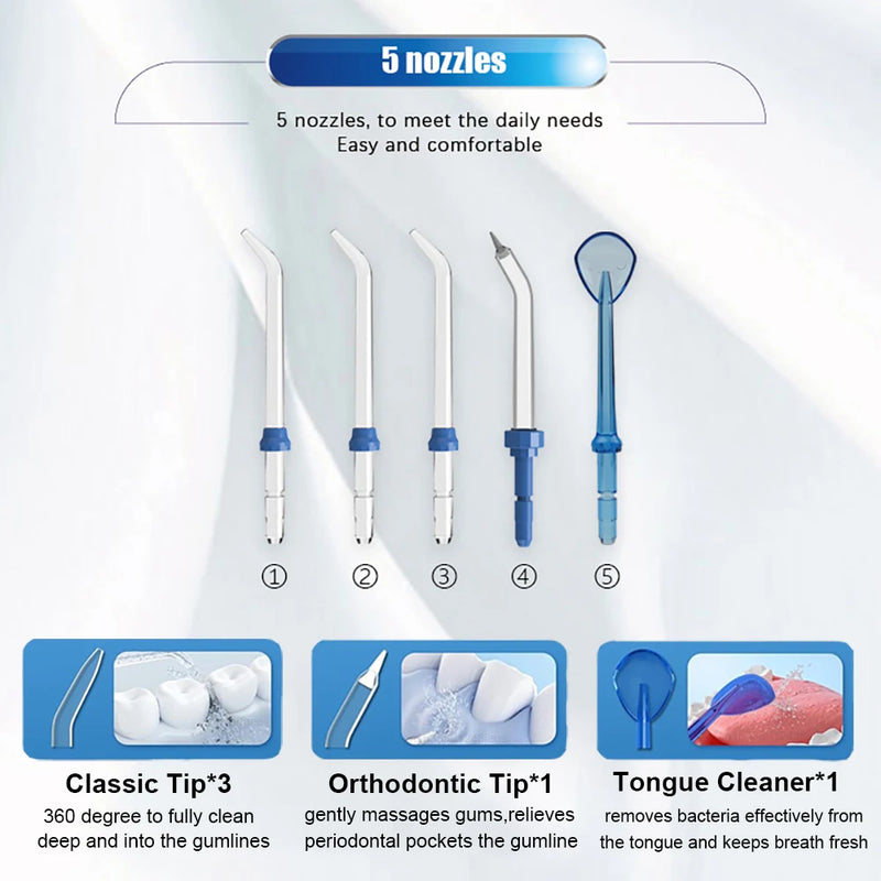 Oral Irrigator Dental Water Flosser: