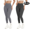 2 Pack Women’s High Waisted Seamless Butt Lifting Yoga Leggings