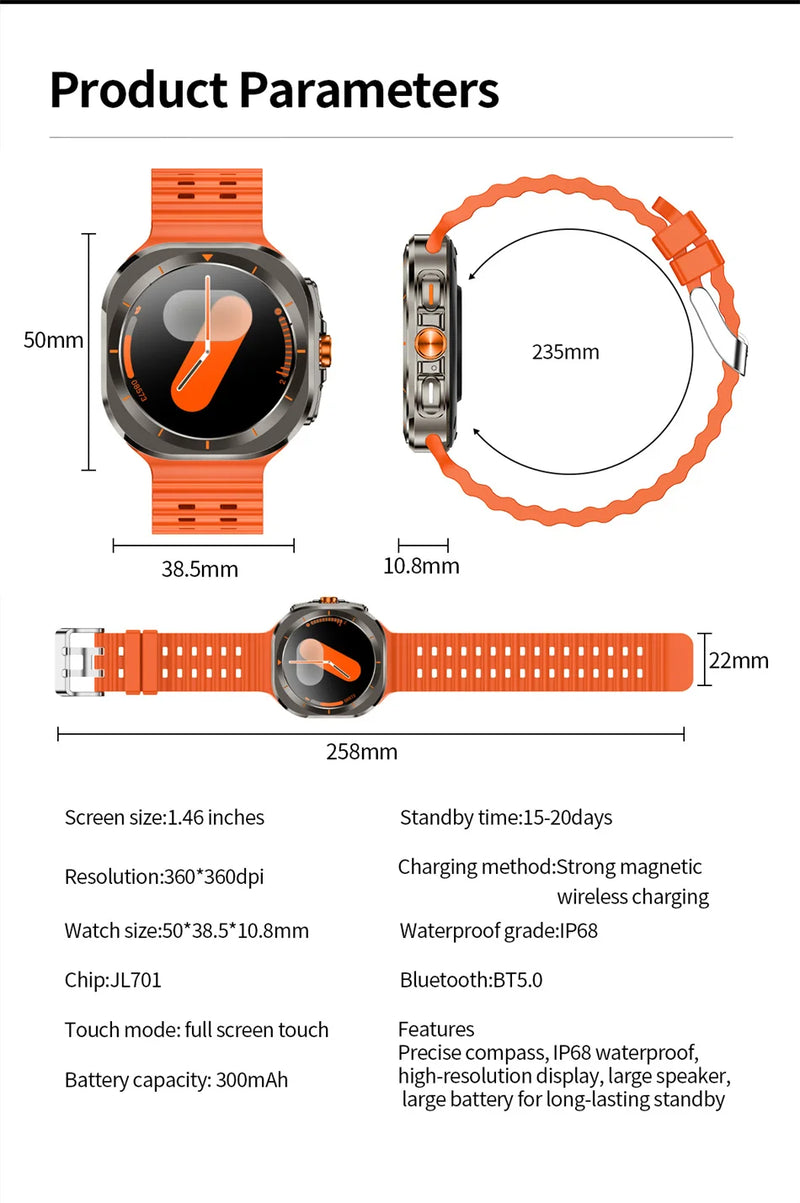 2025 Samsung Galaxy Watch 7 Ultra Smart Watch