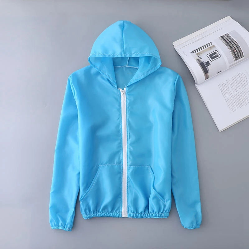 Quick Dry Breathable UV Protection Jacket – Lightweight Sunscreen Coat for Men & Women