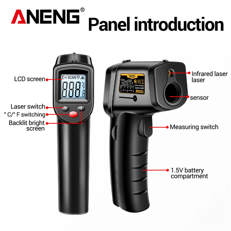 ANENG TH201 Digital Infrared Thermometer