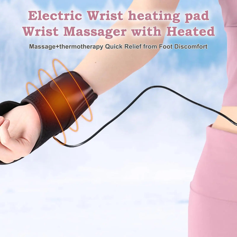 Electric Heated Wrist Brace – 3-Level Temperature Support Wrap