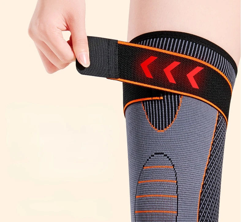Self-Heating Knee Brace with Mugwort Warmth – Long Knee Support