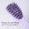 Long Handle Shampoo Brush Silicone Scalp Massage Comb