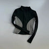 Women’s Slim Fit Zip-Up Yoga Jacket – Quick Dry Fitness Top