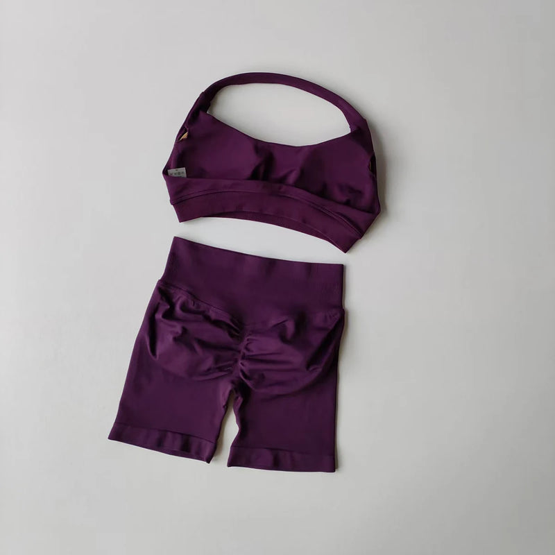 2-Piece Seamless Yoga Suit for Women