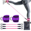 TPE Resistance Bands with Ankle Straps: