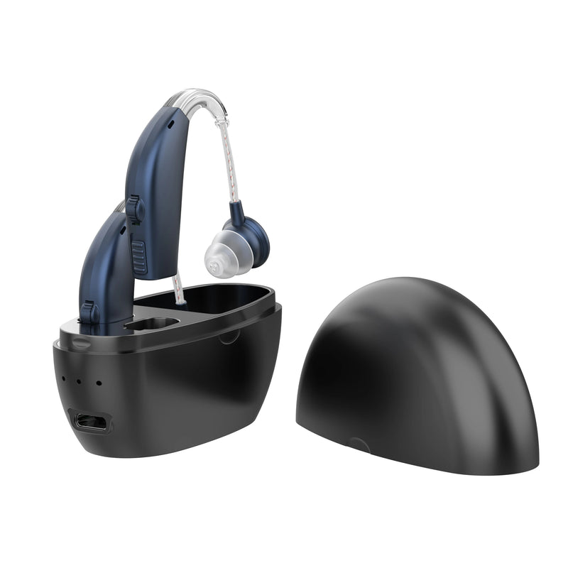 Rechargeable Portable Hearing Aid for the Elderly