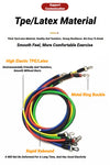 11pcs/Set Pull Rope Resistance Bands Fitness Equipment