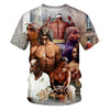 Harajuku Men’s 2Pac Graphic T-Shirt Style - Multi White