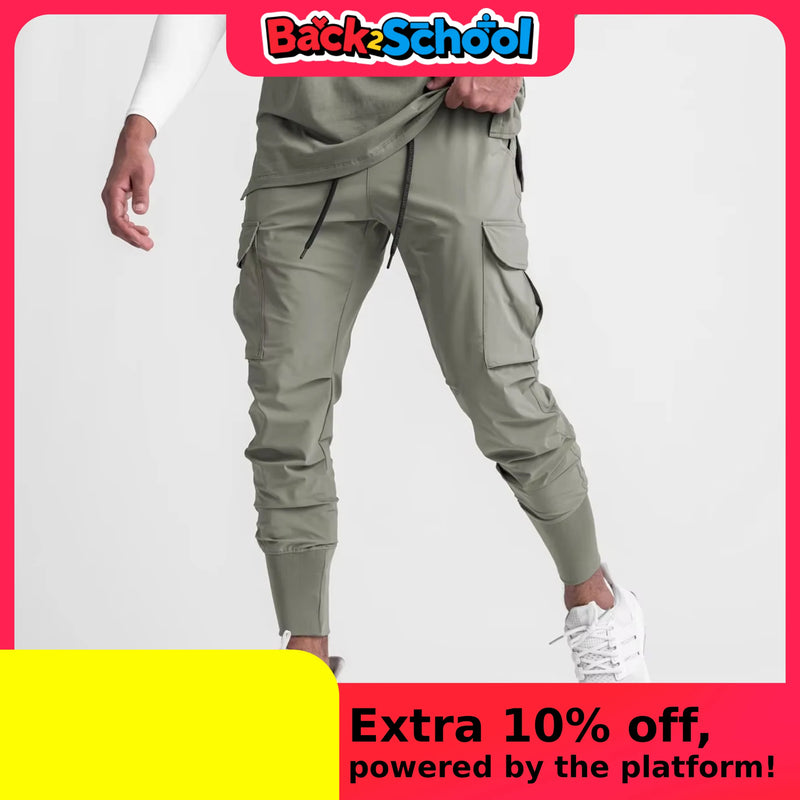 Men’s Camouflage Quick-Dry Sports Pants – Lightweight Stretch Workout Joggers for Running & Training