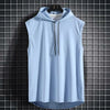 New Men’s Fashion Sportswear Hooded Sleeveless T-Shirt
