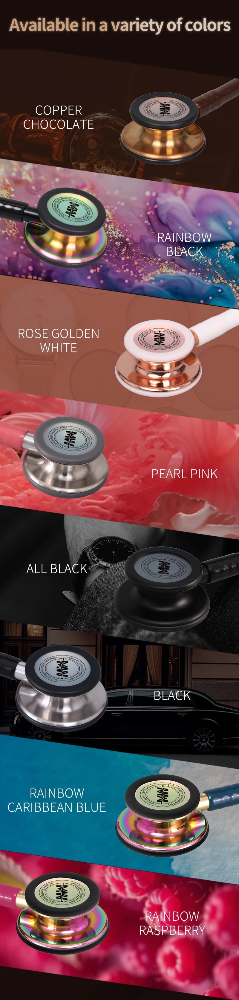 Medical Double-Sided Professional Stethoscope