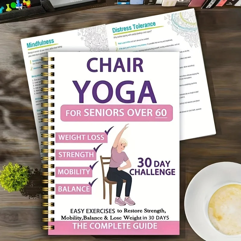 30-Day Chair Yoga Guide for Seniors Over 60 – 40+ Gentle Exercises