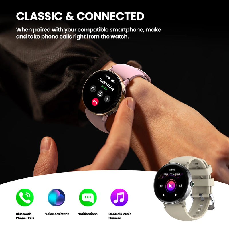 NEW 2025 Zeblaze Lily 2 Voice Calling Female Smartwatch