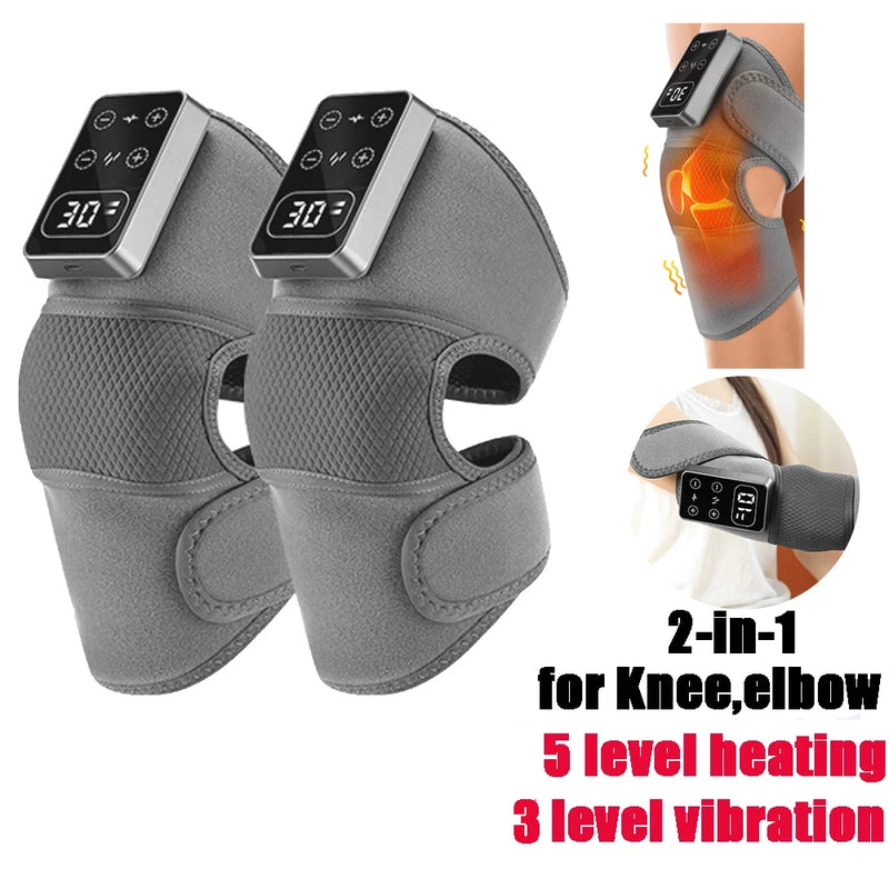 Rechargeable Electric Heated Knee and Elbow Massager with Vibration