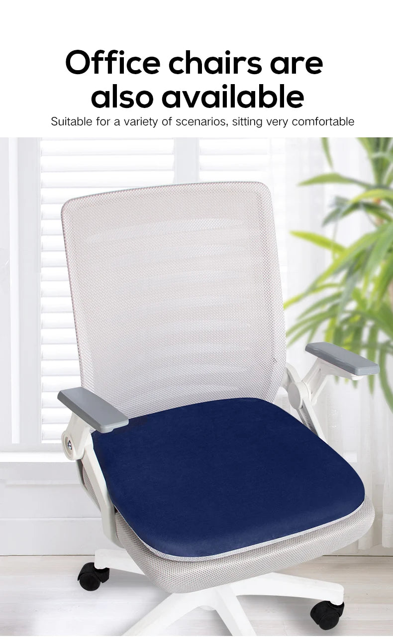 Ergonomic Memory Cotton Office Student Seat Cushion: